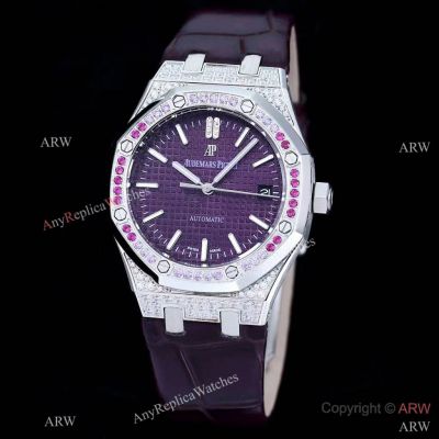 Swiss Replica Audemars Piguet Royal Oak Purple 37mm Cal.3120 Watch